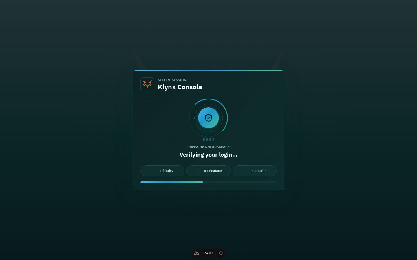 หน้าจอ callback ของ Klynx